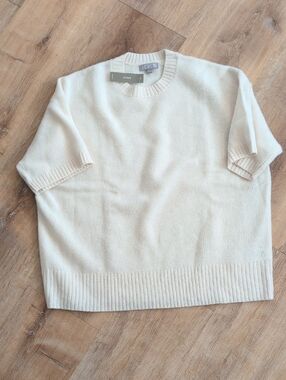 J crew Oversize Shirt Sleeve Sweater